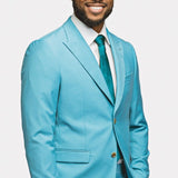 Turquoise 2 Button Suit - MenSuits