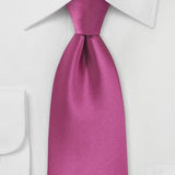Fuchsia Solid Necktie