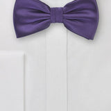 Purple Solid Bowtie
