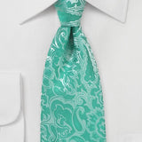 Mermaid Floral Paisley Necktie