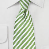 Kiwi Summer Striped Necktie