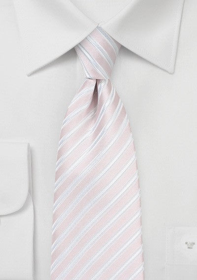 Blush Summer Striped Necktie