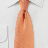 Tangerine MicroTexture Necktie