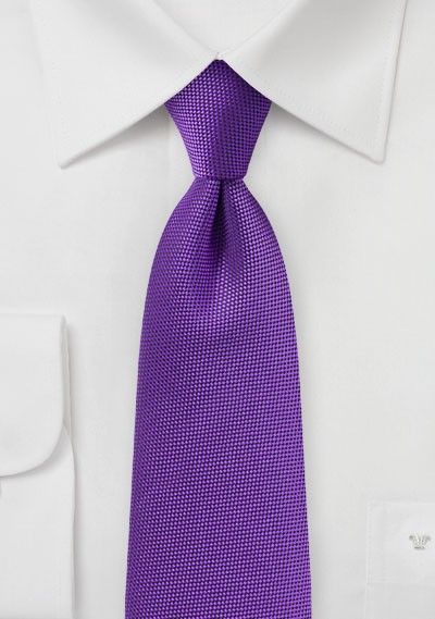 Violet MicroTexture Necktie