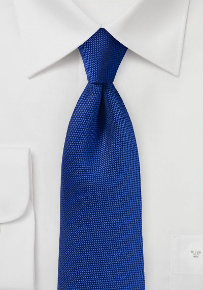 Marine Blue MicroTexture Necktie