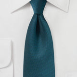 Peacock Teal MicroTexture Necktie