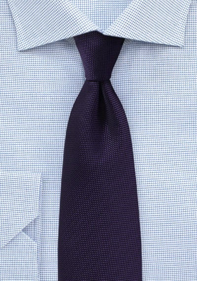 Majesty Purple MicroTexture Necktie