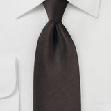 Dark Chocolate MicroTexture Necktie