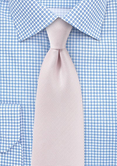 Blush MicroTexture Necktie