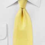 Sun Yellow MicroTexture Necktie