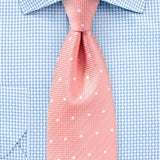 Fusion Coral Polka Dot Necktie