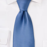 Riviera Blue Solid Necktie