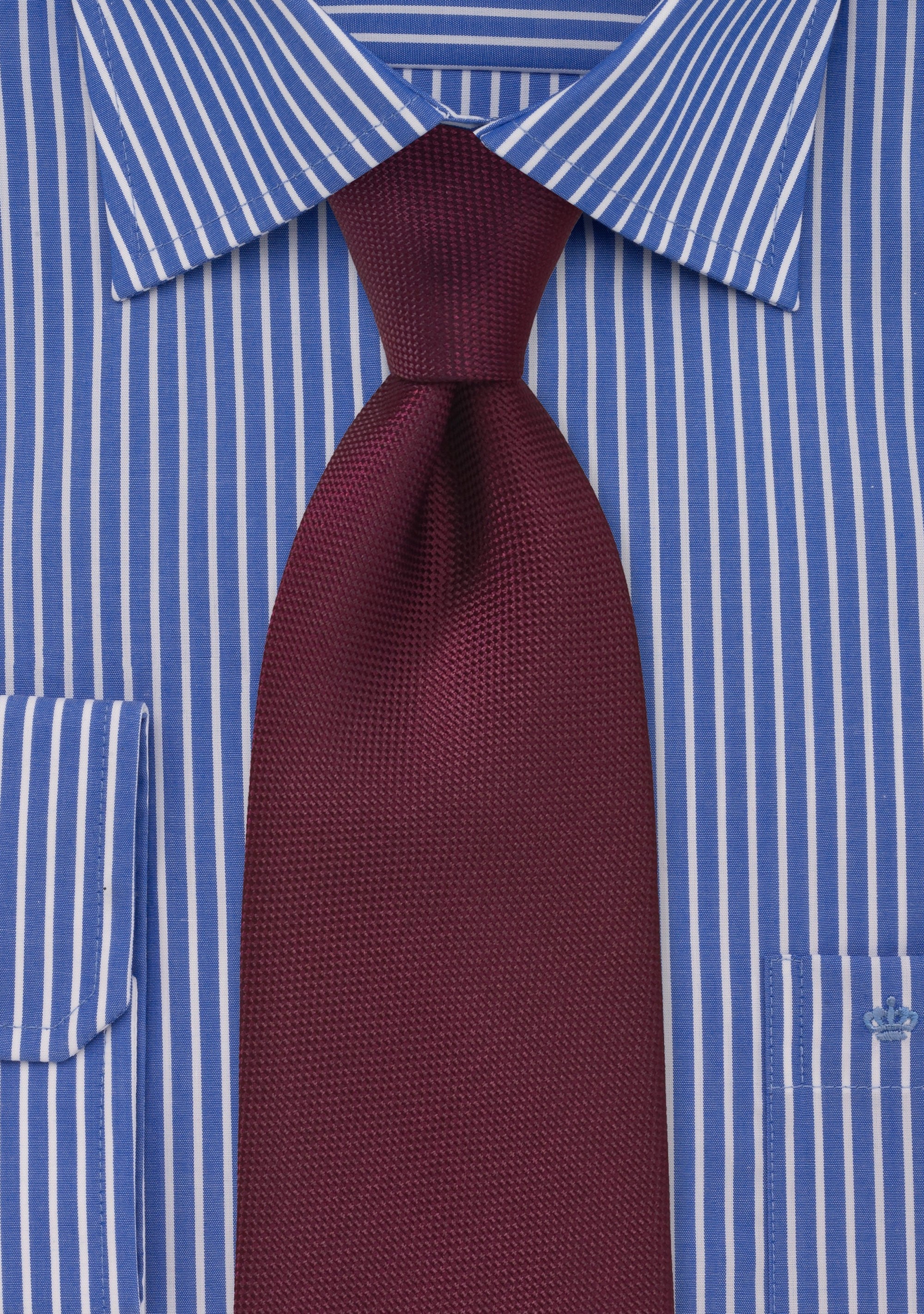 Burgundy MicroTexture Necktie â Weddingsuits.com