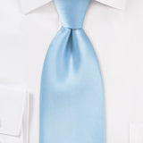 Powder Blue Solid Necktie