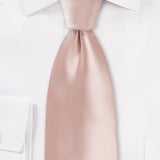 Peach Blush Solid Necktie