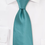 Teal Solid Necktie