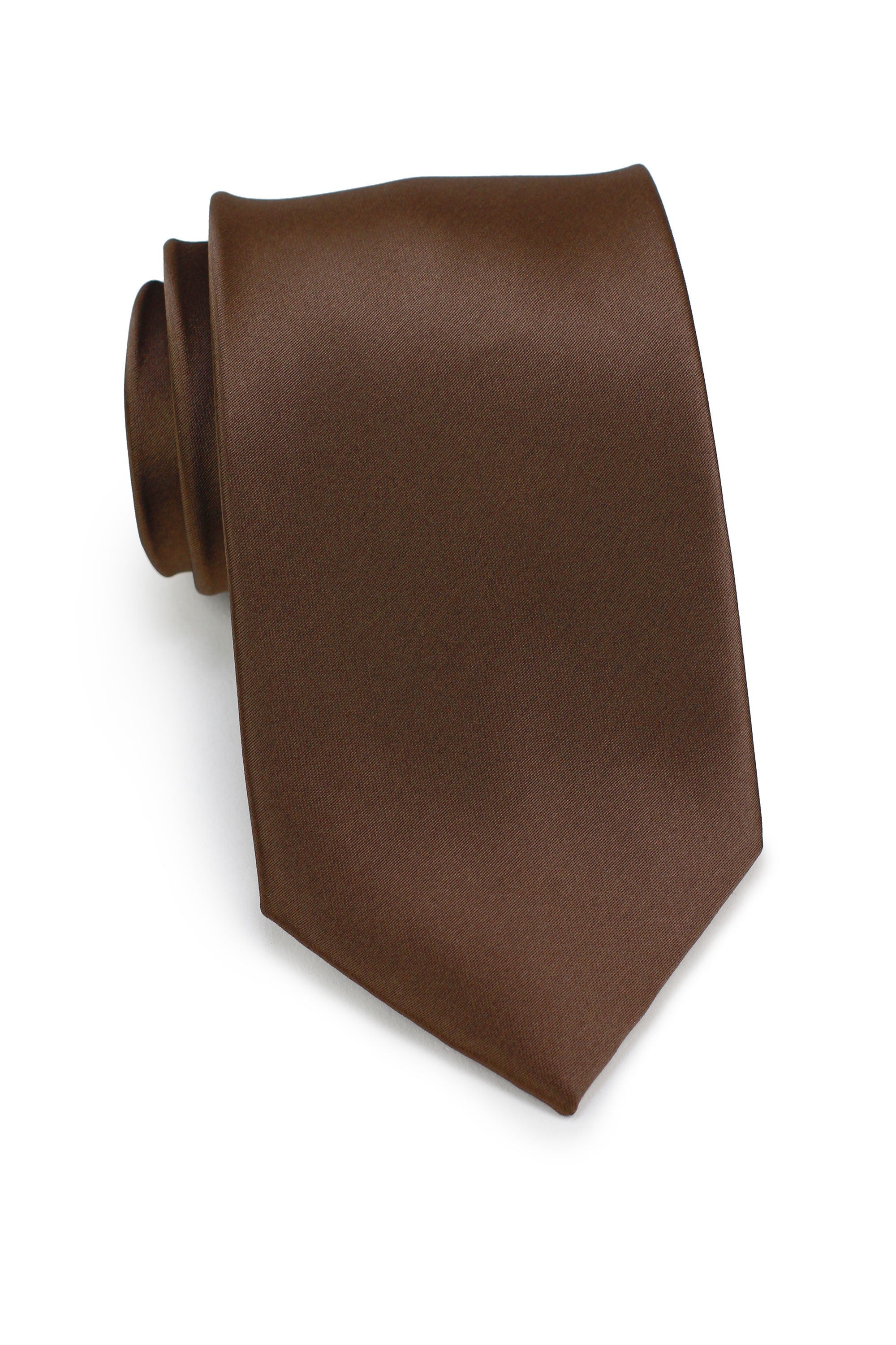 Chocolate Solid Necktie