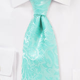 Glacier Floral Paisley Necktie