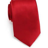 Crimson Solid Necktie