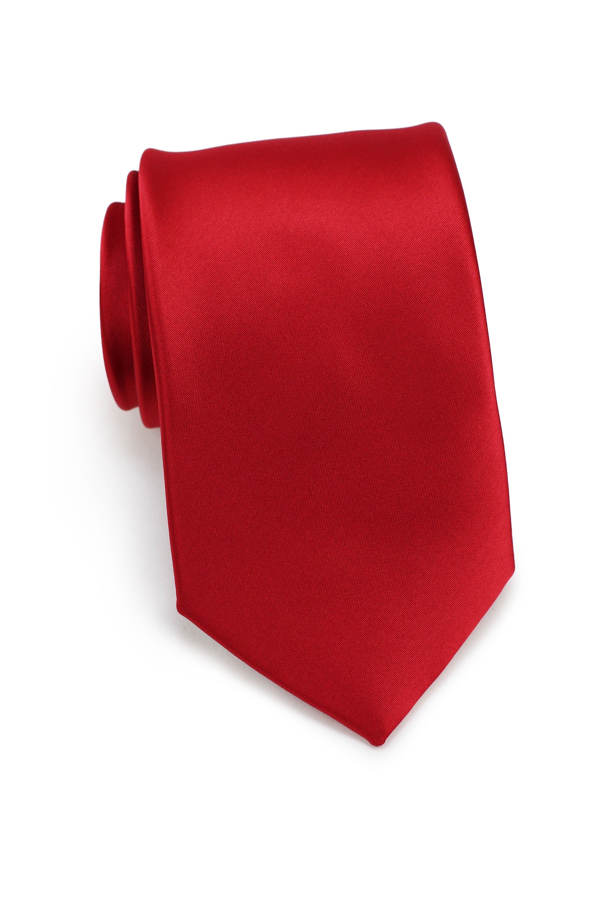 Crimson Solid Necktie