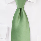 Sage Solid Necktie