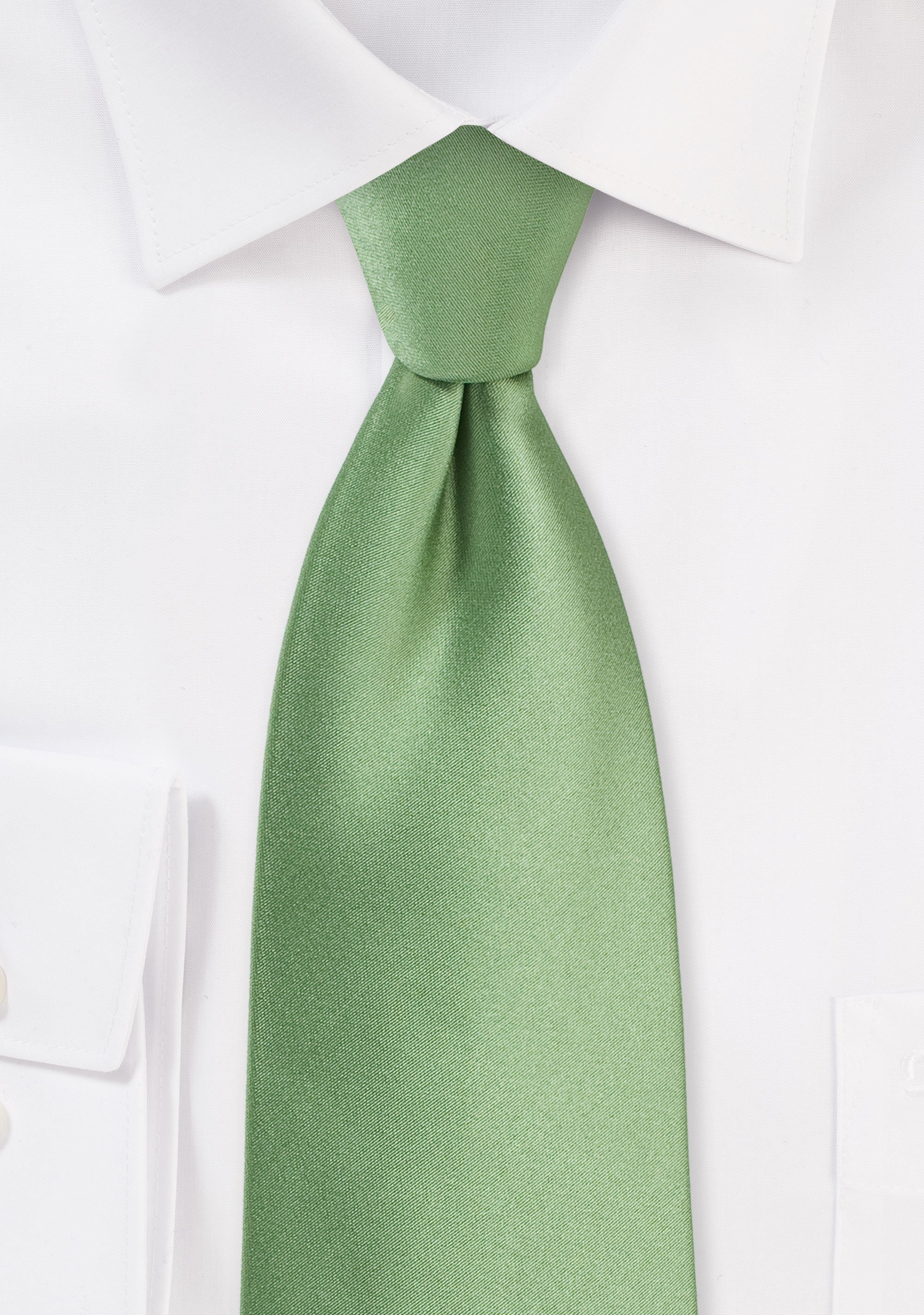 Sage Solid Necktie