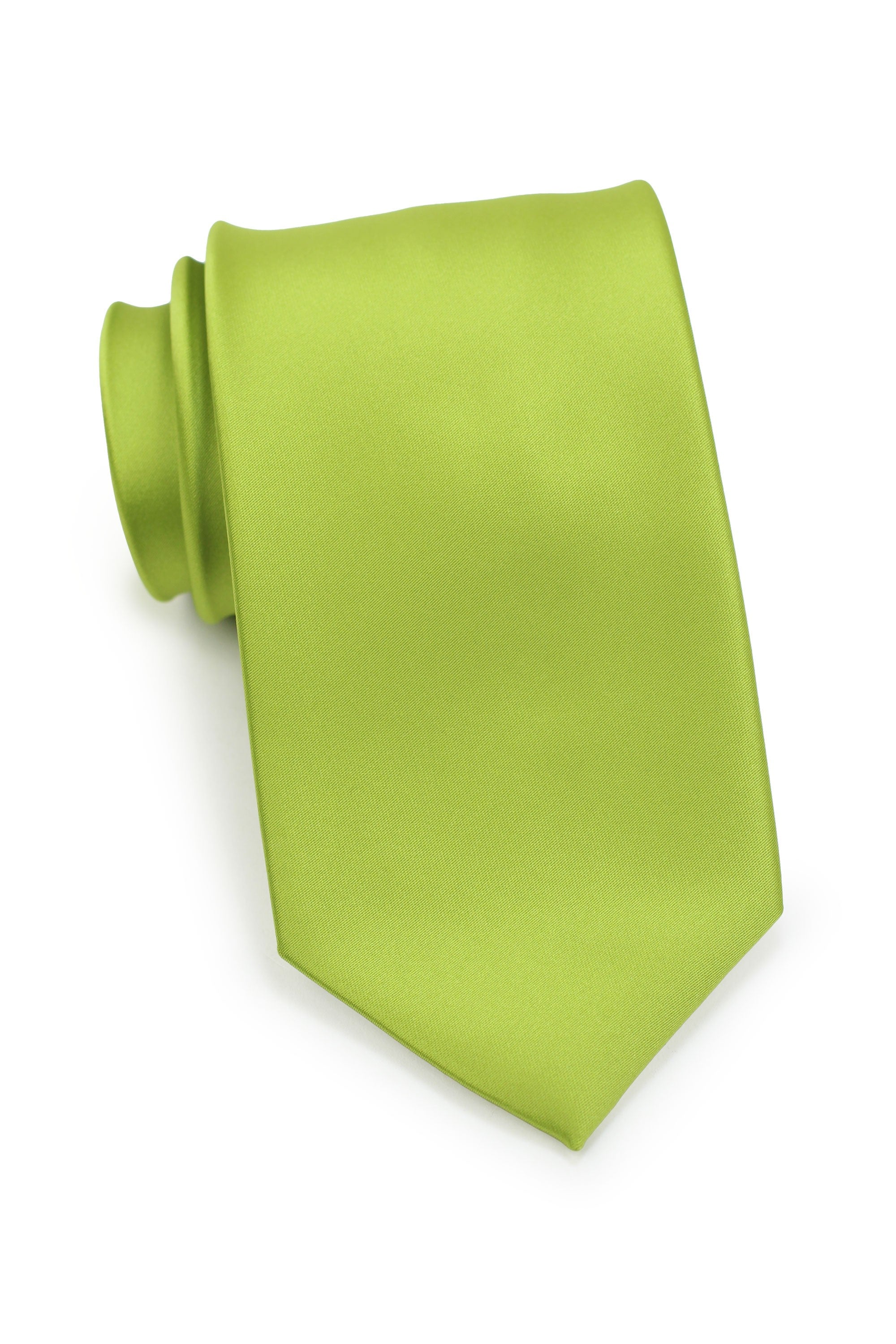 Green Apple Solid Necktie