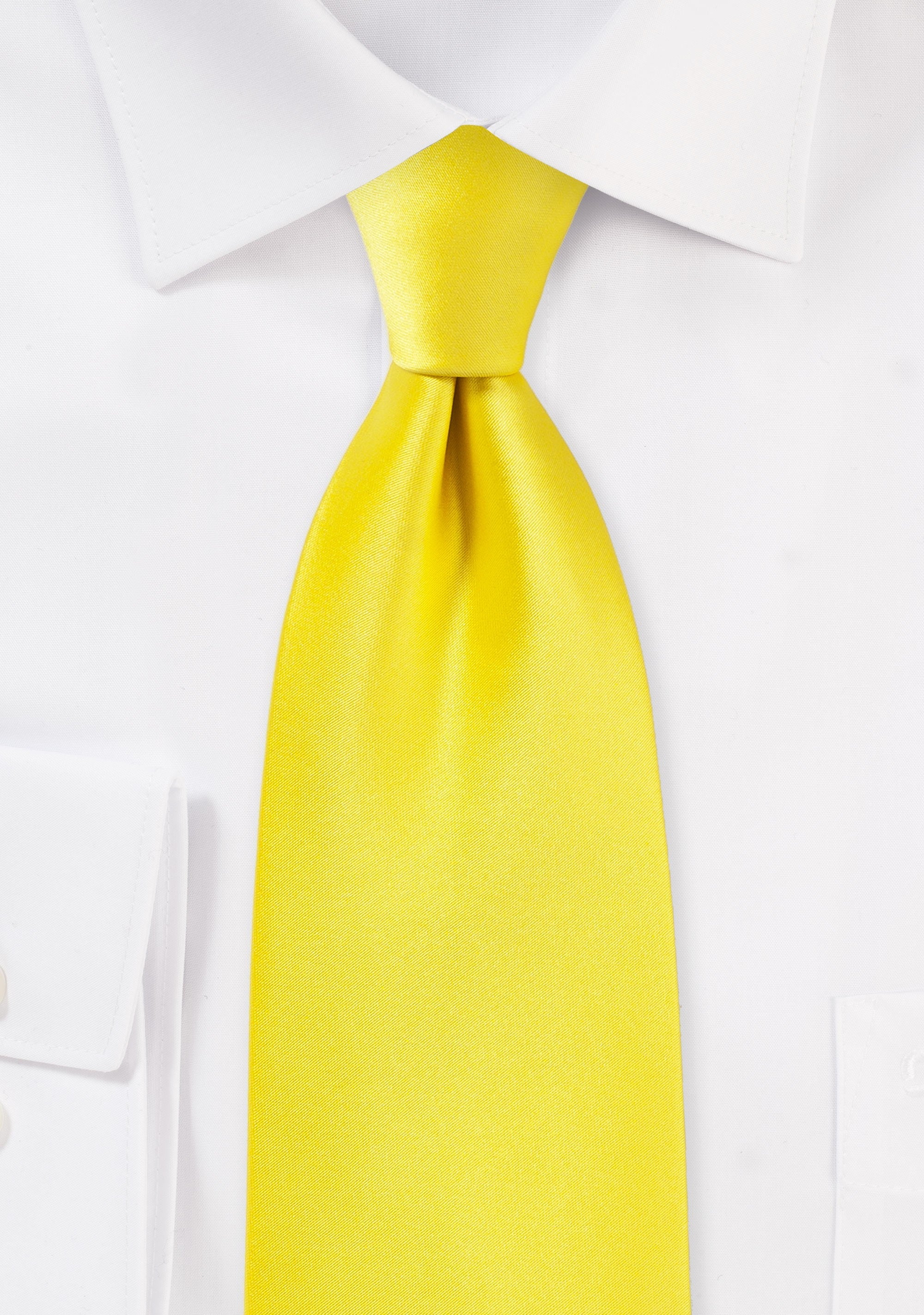 Canary Solid Necktie