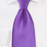 Violet Solid Necktie