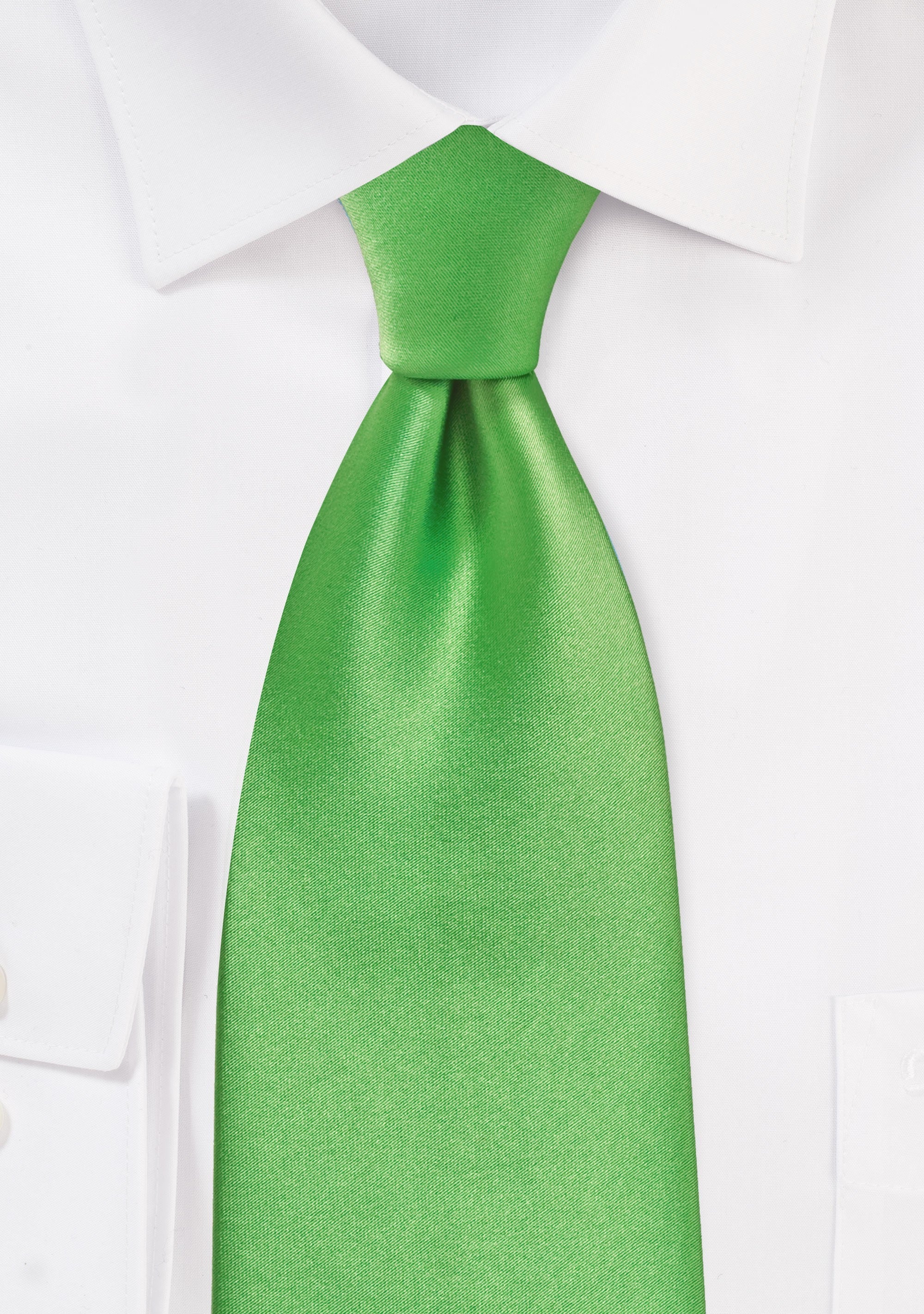 Kelly Green Solid Necktie