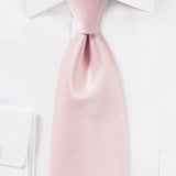Peach Blush Herringbone Necktie
