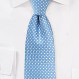 Periwinkle Pin Dot Necktie