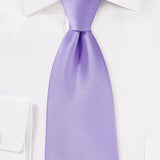 Lavender Solid Necktie