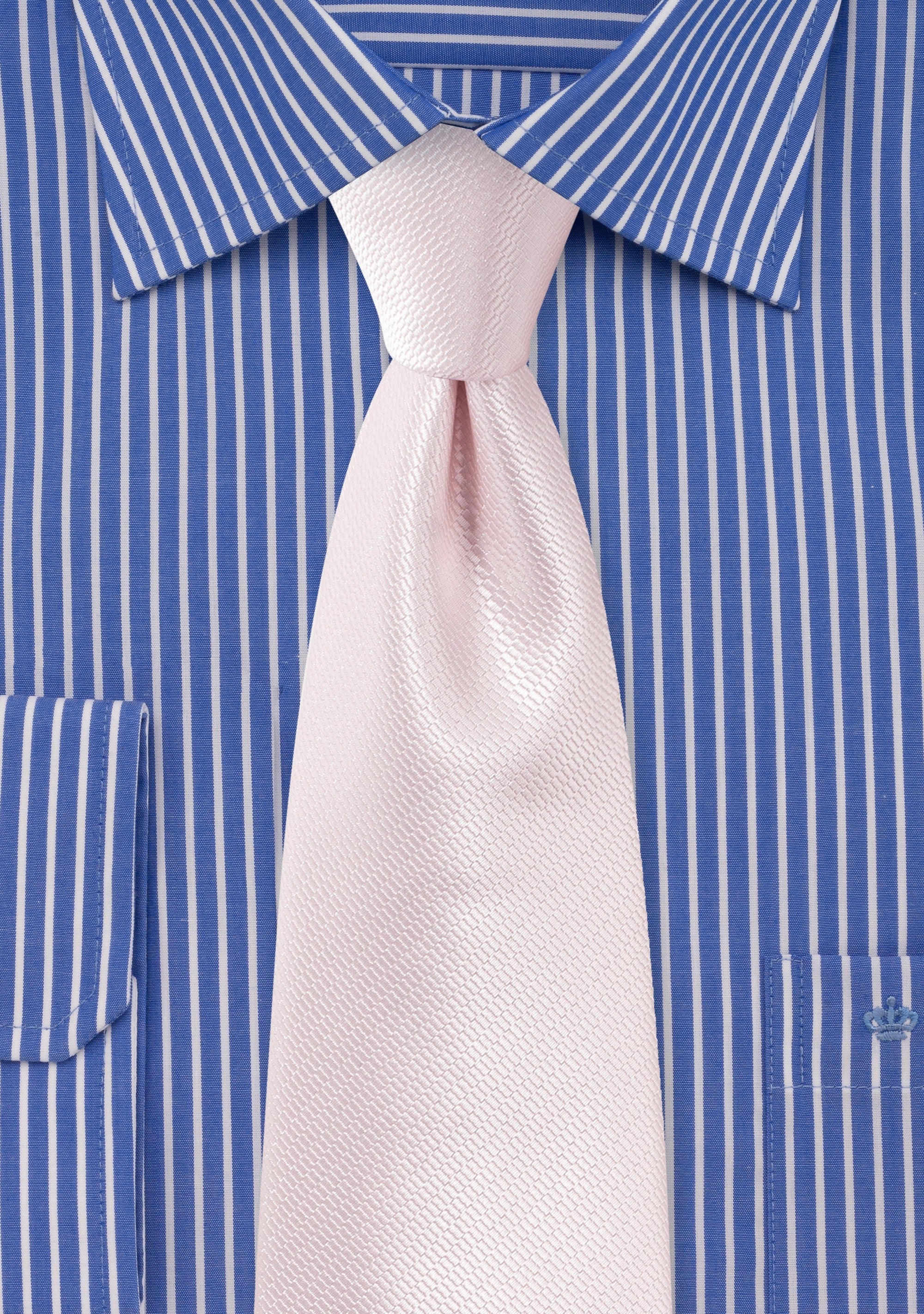 Blush Pink Small Texture Necktie