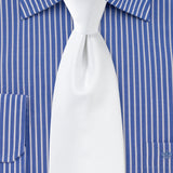 Pure White Small Texture Necktie