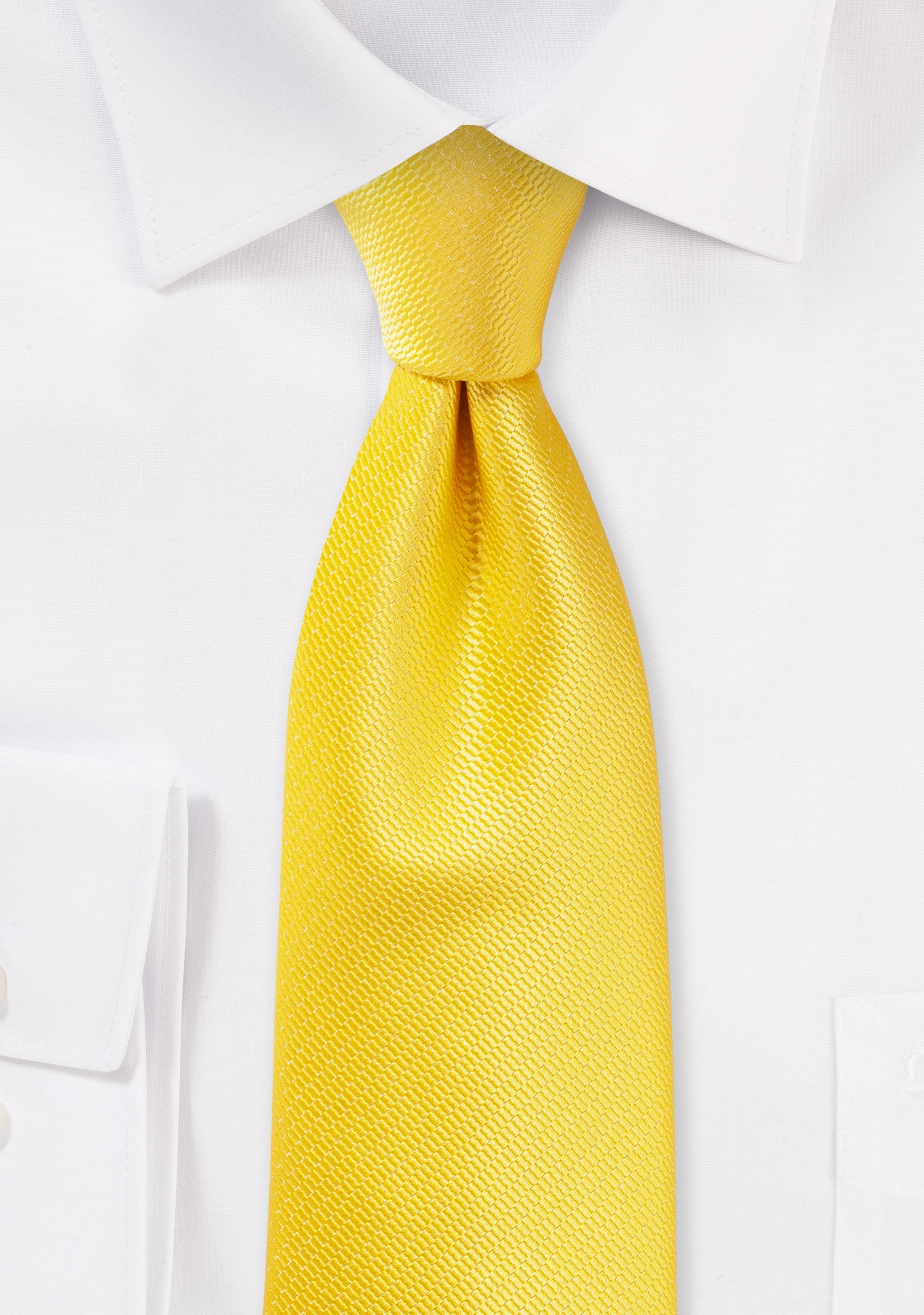 Daffodil Small Texture Necktie