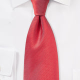 Valentine Red Herringbone Necktie