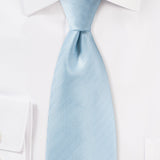 Powder Blue Herringbone Necktie