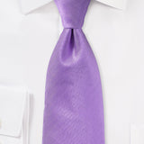 Violet Herringbone Necktie