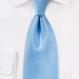 Sky Blue Herringbone Necktie