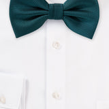 Peacock Teal MicroTexture Bowtie