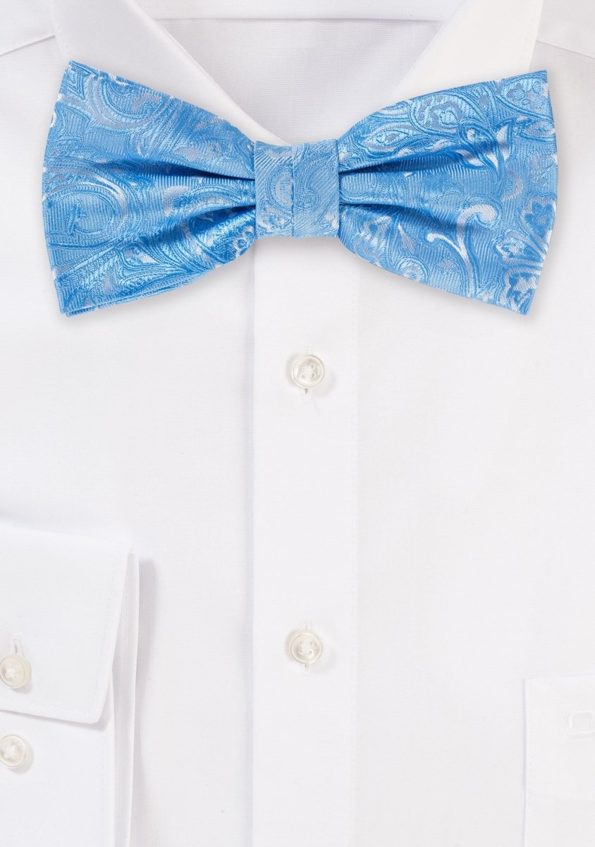 Blue Jay Proper Paisley Bowtie - MenSuits