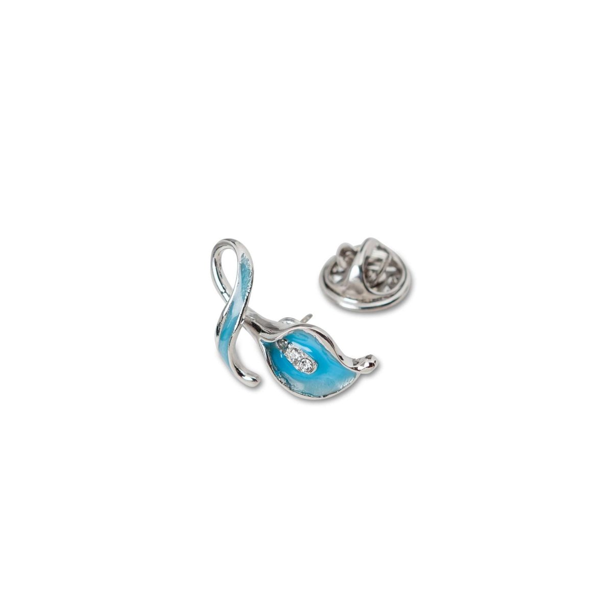 Blue Tulip Lapel Pin - MenSuits