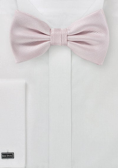 Blush MicroTexture Bowtie - MenSuits