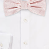 Blush Pink Proper Paisley Bowtie - MenSuits