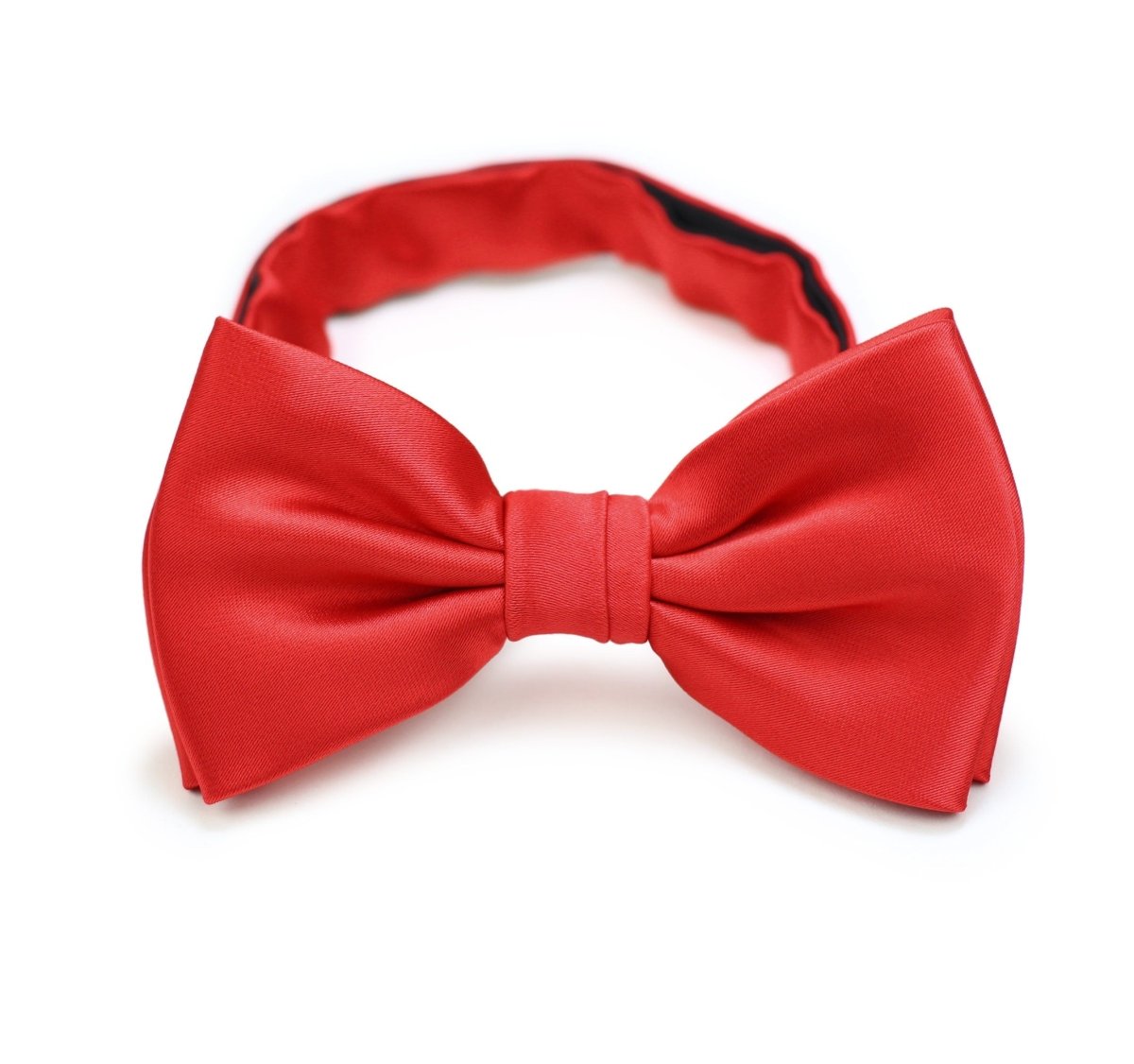 Bright Red Solid Bowtie - MenSuits