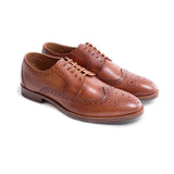 British Tan Wingtip Shoes - MenSuits