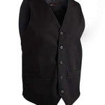 Classic Black Solid Vest - MenSuits