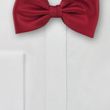 Crimson Solid Bowtie - MenSuits