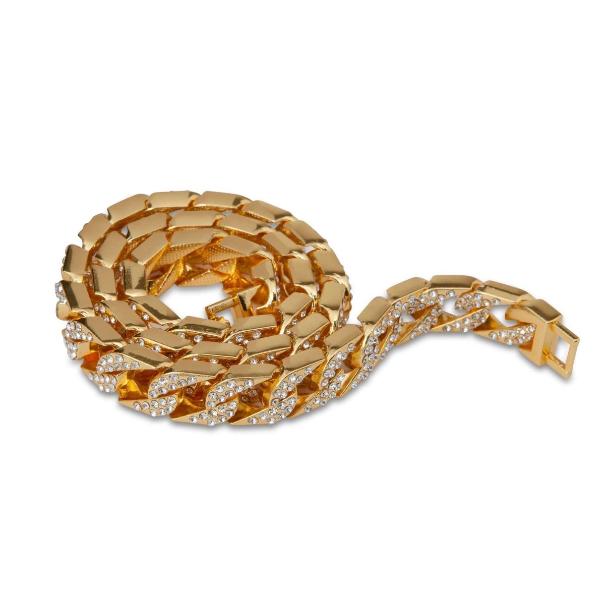 Diamond Bezzled Necklace - MenSuits